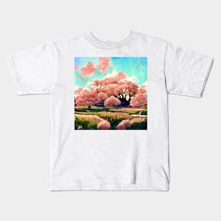 Pink Clouds Kids T-Shirt